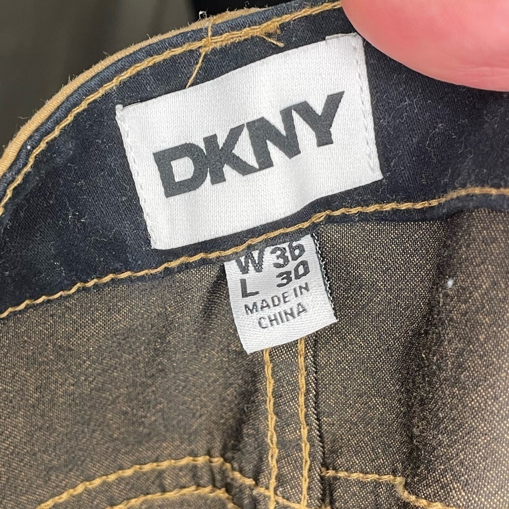 DKNY Men's Khaki Chinos - Picture 3 of 8
